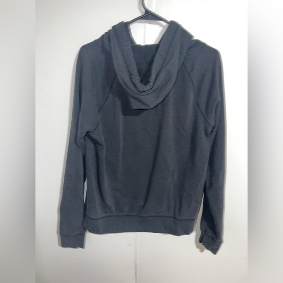 PINK By Victoria’s Secret Spellout Embroidered Black Pullover Hoodie Sz Large - Picture 4 of 4